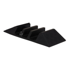 Hose Bridge 3 Channels, End-piece | Recycled Rubber | Open Top | 20x50x7 cm | Heavy Duty