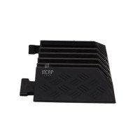 Hose Bridge 5 Channels, Start-piece | Recycled Rubber | Open Top | 20x50x5 cm | Heavy Duty