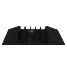 Hose Bridge 5 Channels, End-piece | Recycled Rubber | Open Top | 23.5x50x5 cm | Heavy Duty