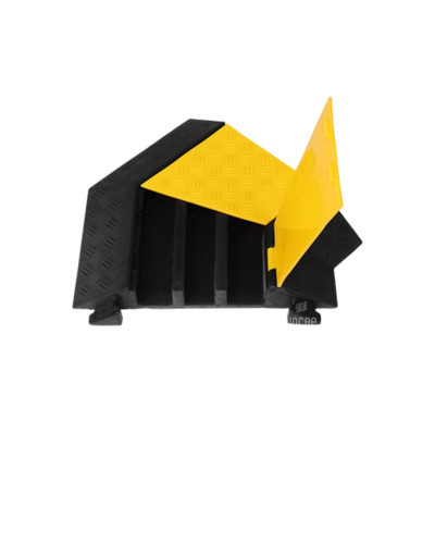 Hose Bridge 3 Channels Industrial Drive-Over Guard - Buy in Online Shop