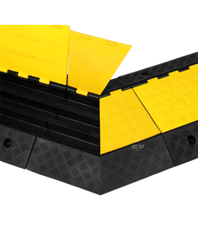 Hose Bridge 3 Channels Industrial Drive-Over Guard - Buy in Online Shop