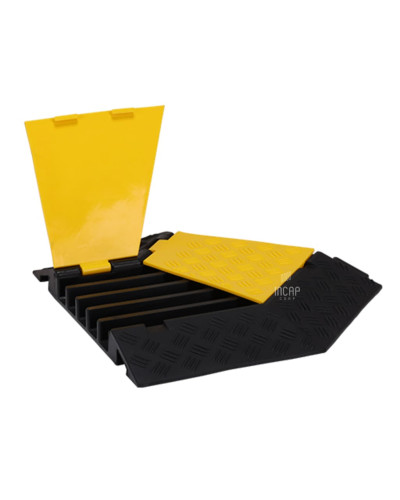 Cable Protector 5 Channels Industrial Drive-Over Guard - Buy in Online Shop