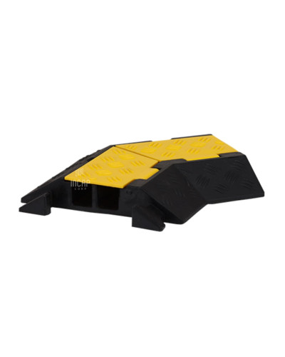 Cable Protector 2 Channels Industrial Drive-Over Guard - Buy in Online Shop