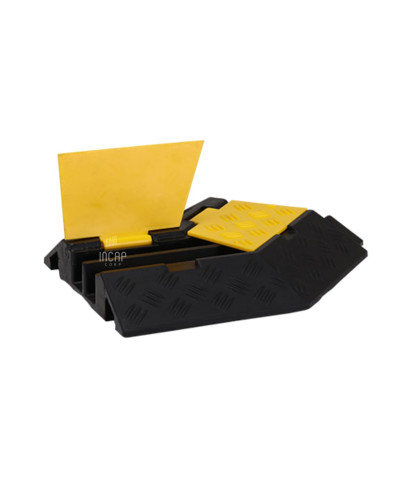 Cable Protector 2 Channels Industrial Drive-Over Guard - Buy in Online Shop