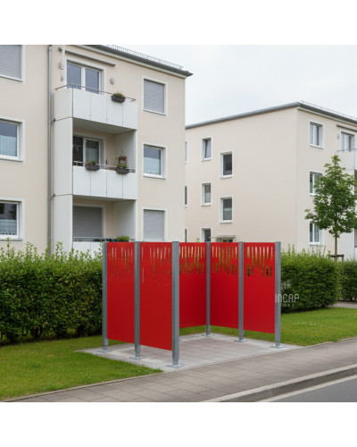 Garbage Can Privacy Screen Venice - Buy in the Online Store - Purchase and Fast Delivery.
