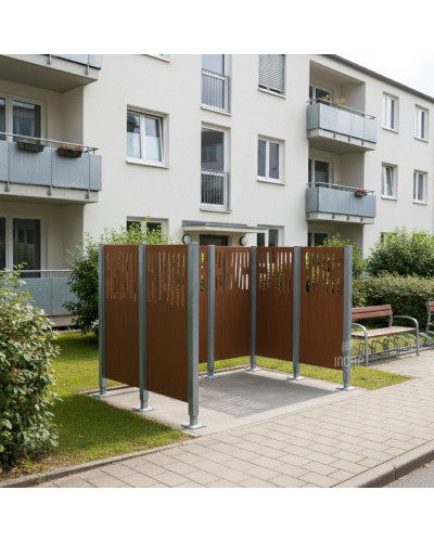 Buy Venice Garbage Bin Privacy Screen - Delivery in the Online Shop.