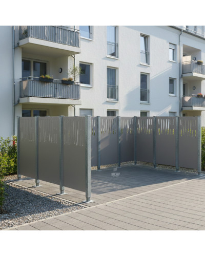 Garbage Bin Privacy Screen Venice - Buy in the Online Shop, Delivery Included.