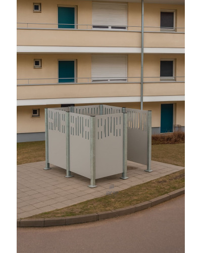 Garbage Bins Privacy Screen Venice - Buy in the Online Store - Fast Delivery.