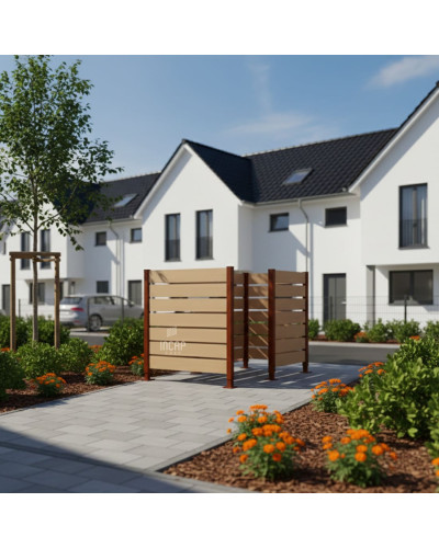 Garbage Bin Privacy Screen - Buy in the Online Shop - Fast Delivery