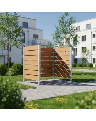 Garbage Bin Privacy Screen - Buy in the Online Shop - Fast Delivery