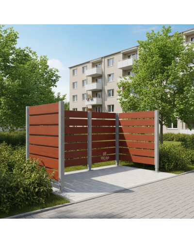 Garbage Bin Privacy Screen - Buy in the Online Shop - Fast Delivery