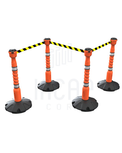 Skipper Personenleitsystem 27m Set | Orange & Schwarz-Gelb schraffiert kaufen