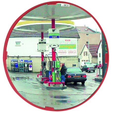 Vialux Multipurpose Mirror 2 Directions - Red Frame - Ø 400mm - P.A.S.