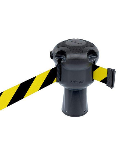 Gurtbandkassette Skipper 9m | Orange & gelb-schwarzes Warnband kaufen