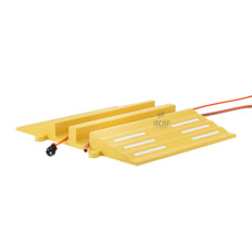 Hose Bridge 2 Channels, Middle section | Virgin Rubber | Open Top | 93x68x9 cm | Heavy Duty