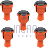 Skipper Dummy Unit 5-Pack | Orange | Barrier Tape Receiver