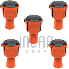 Skipper Leergehäuse Dummy-Unit 5er-Set | Orange, ohne Gurt