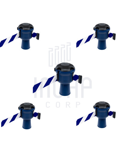 Skipper Gurtkassette Set 5-tlg. 9m | Blau & blau-weiß gestreift kaufen