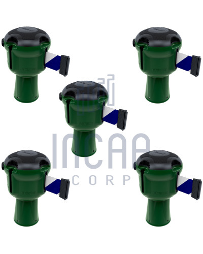 Skipper Retractable Barrier 9m | Green & Blue/white buy