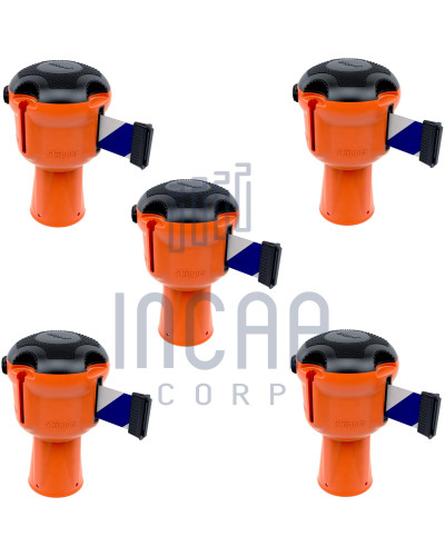 Skipper Gurtkassette Set 5-tlg. | Orange & blau-weiß gestreift kaufen
