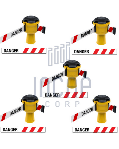 Skipper Gurtkassette Set 5-tlg. | Gelb & rot-weißes Warnband „DANGER“ kaufen