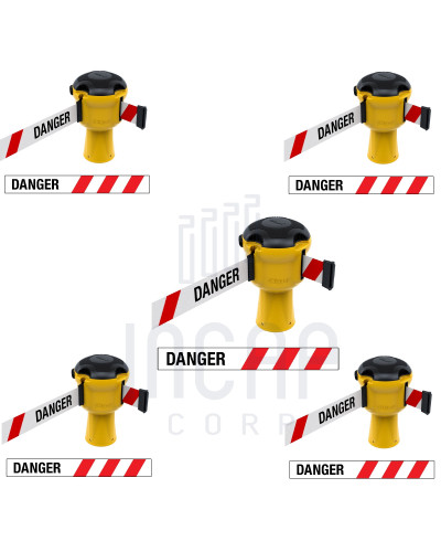 Skipper Gurtkassette Set 5-tlg. | Gelb & rot-weißes Warnband „DANGER“ kaufen