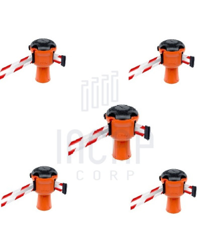 Skipper Gurtkassette Set 5-tlg. 9m | Orange & rot-weiß gestreift kaufen
