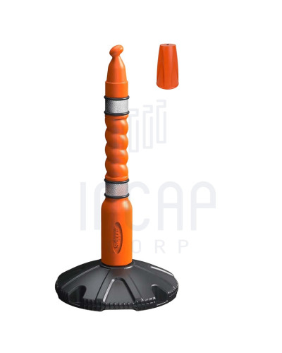 Skipper Post & Base Kit with Decorative Cap | Orange | Aesthetic Cover buy