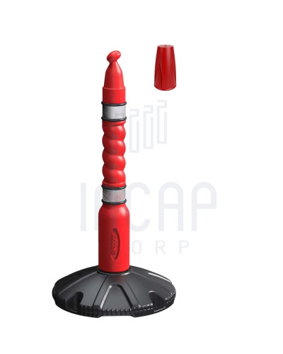 Skipper Post & Base Kit with Decorative Cap | Red | Aesthetic Cover buy