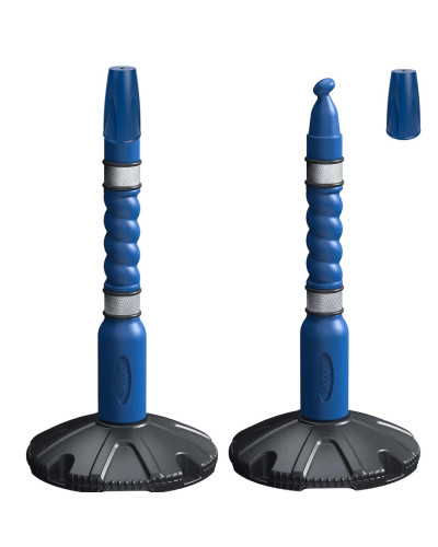 Skipper Post & Base Kit with Decorative Cap | Blue | Aesthetic Cover buy