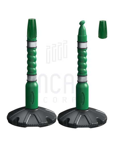 Skipper Post & Base Kit with Decorative Cap | Green | Aesthetic Cover buy