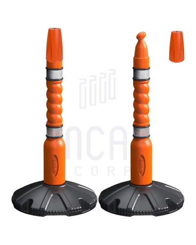 Skipper Post & Base Kit with Decorative Cap | Orange | Aesthetic Cover buy