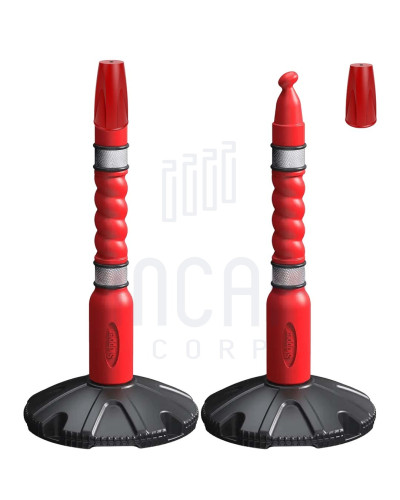 Skipper Post & Base Kit with Decorative Cap | Red | Aesthetic Cover buy