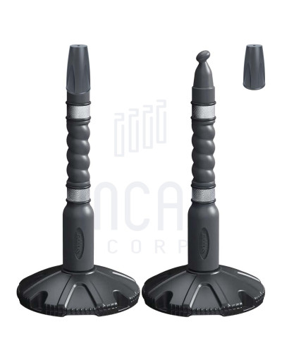 Skipper Post & Base Kit with Decorative Cap | Silver | Aesthetic Cover buy
