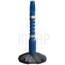 Skipper Post & Base Kit with Decorative Cap | Blue | Aesthetic Cover for Skipper Stanchions