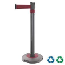 Skipper Q Premium Gurtbandständer 3m | Silber | Rot