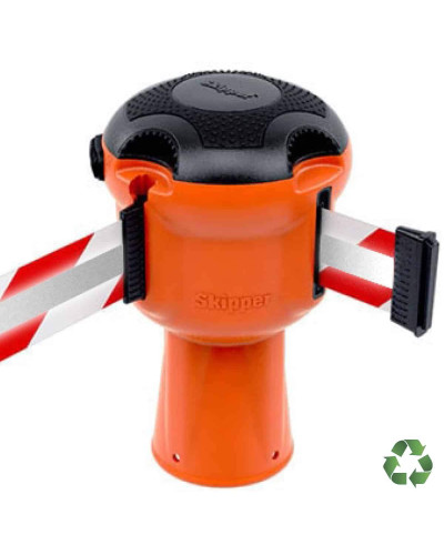 Gurtbandkassette Skipper 9m | Orange & Rot-weiß gestreift kaufen
