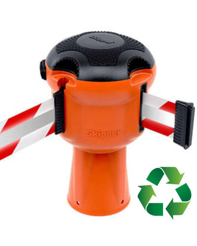Gurtbandkassette Skipper 9m | Orange & Rot-weiß gestreift kaufen