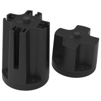 Skipper Magnetic Bollard Adapter & Magnetic Bollard Tape Receiver | Accessory for Retractable Barriers