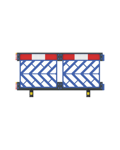 Absperrschrankengitter Skipper C8 | Blau | Zerlegbar 2m x 1m kaufen