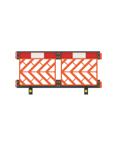 Absperrschrankengitter Skipper C8 | Orange | Zerlegbar 2m x 1m kaufen