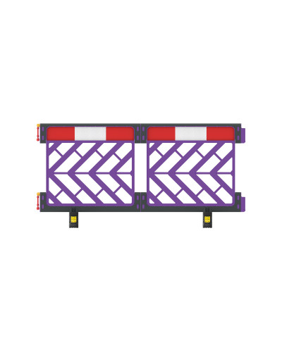 Absperrschrankengitter Skipper C8 | Lila | Zerlegbar 2m x 1m kaufen