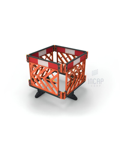 Absperrschrankengitter Skipper C8 | Grün | Zerlegbar 2m x 1m kaufen