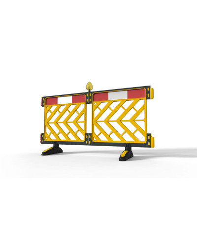 Absperrschrankengitter Skipper C8 | Gelb | Zerlegbar 2m x 1m kaufen