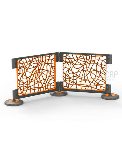 Skipper S4 Cafe Barrier | Orange | Modulares System kaufen