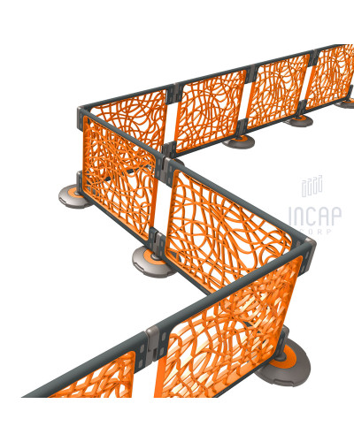 Skipper S4 Cafe Barrier | Orange | Modulares System kaufen