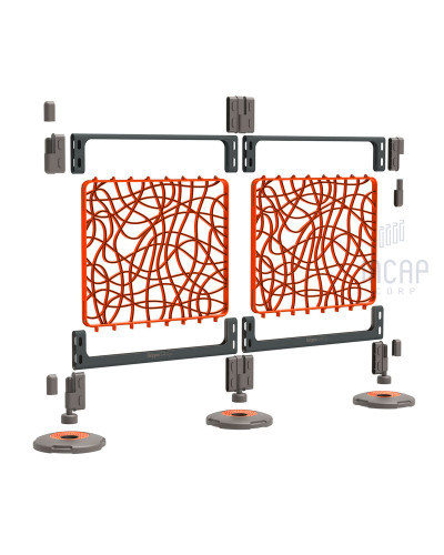 Skipper S4 Cafe Barrier | Orange | Modulares System kaufen