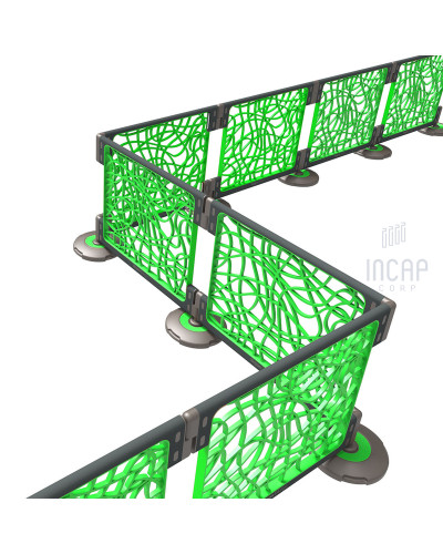 Skipper S4 Cafe Barrier | Grün | Modulares System kaufen