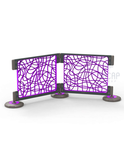 Skipper S4 Cafe Barrier | Lila | Modulares System kaufen