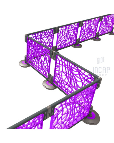 Skipper S4 Cafe Barrier | Lila | Modulares System kaufen